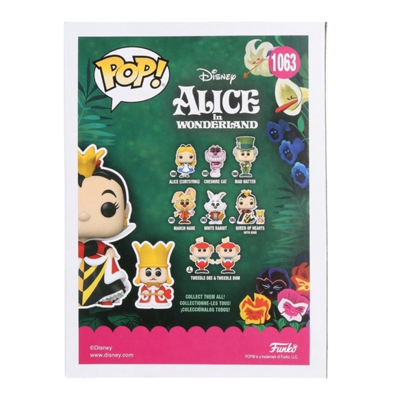 ♥️Alice in Wonderland♥️ 70th Anniversary- Queen Of Hearts with King #106… - Picture 5 of 14